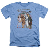 The Wizard Of Oz Oh My Men's 30/1 Heather 60 40 Poly Short-Sleeve T-Shirt